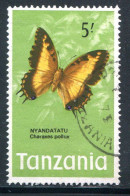 TANZANIE- Y&T N°45- Oblitéré (papillon) - Tanzania (1964-...)