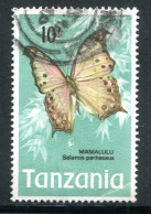 TANZANIE- Y&T N°46- Oblitéré (papillon) - Tanzania (1964-...)