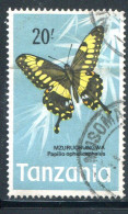 TANZANIE- Y&T N°47- Oblitéré (papillon) - Tansania (1964-...)