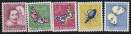 Suisse   .  Yvert  .     581/585    .       **        .     Neuf Avec Gomme Et SANS Charnière - Neufs