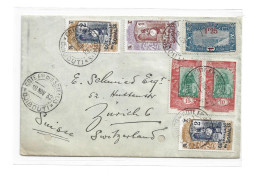 FRANCE COLONIES - COTE FRANCAISE DES SOMALIS DJIBOUTI - 1932 COVER TO SWITZERLAND - Cartas & Documentos