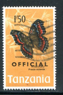 TANZANIE- Service Y&T N°24- Oblitéré (papillon) - Tanzania (1964-...)