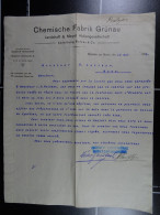 Chemische Fabrik Grunau Landshoff & Meyer Aktiengesellschaft Grunau Bei Berlin 1905  /47/ - Perfumería & Droguería