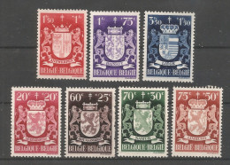 Belgie 1945 Wapenschilden Belg. Prov. OCB 717 /723(0) - Gebraucht