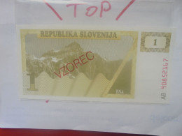 +++VZOREC+++ECHANTILLON+++SLOVENIE 1 TOLAR 1990 Neuf (B.33) - Eslovenia