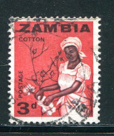 ZAMBIE- Y&T N°7- Oblitéré - Zambie (1965-...)