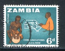 ZAMBIE- Y&T N°9- Oblitéré - Zambia (1965-...)