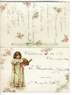 Menu D'une Communion A Saint Pierre Du Regard  En 1903 - Calvados . - Menus