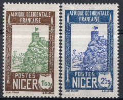 NIGER Timbres-poste N°83* & 84* Neufs Charnières Cote : 3€25 - Ungebraucht