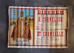 Diegem Dieghem Affiche Van De Begankenis Tot Den H. Cornelius - Autres & Non Classés