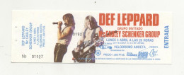 Def Leppard  Mc Cauley Schenker Group San Sebastián 1988   Concert Ticket New - Biglietti D'ingresso