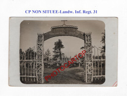 CP NON SITUEE-CIMETIERE Du Landw. Inf. Regt.31-CARTE PHOTO Allemande-GUERRE 14-18-1 WK-Militaria-Feldpost - Cimiteri Militari