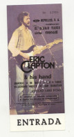 Eric Clapton - Donostia 1983   Concert Ticket New - Biglietti D'ingresso