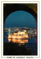 Malte - Vittoriosa - Fort St. Angelo - Vue De Nuit - Malta - CPM - Voir Scans Recto-Verso - Malta