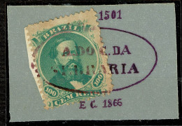 Brasil, 1866, # RHM 27, Used - Usati