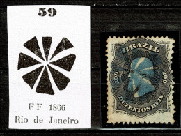 Brasil, 1866, # RHM 28, Used - Usati