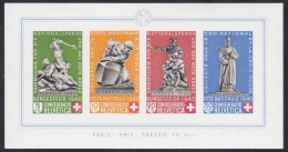 Suisse   .  Yvert  .     Bloc  5  (2 Scans)   .        *   ( Timbres: ** )      .   Neuf Avec Gomme - Bloques & Hojas