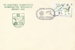 Poland Postmark D84.06.23 SZUBIN.01kop: Sport Games Of Rural Athletes Run (analogous) - Stamped Stationery