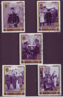 Afrique - Ajman - Charles De Gaulle - 5 Timbres Différents - 6712 - Ajman