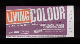 Living Colour San Sebastián 1993 Concert Ticket New - Biglietti D'ingresso