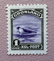 Greenland 1945 MNH Harp Seal Sg 8 - Unused Stamps