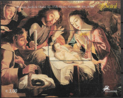 2004 Portugal  Mi. Bl. 207**MNH  Weihnachten: Gemälde. - Ungebraucht