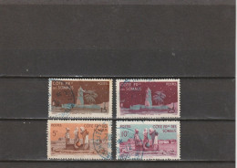 COTE  DES  SOMALIS  1947  Y. T. N° 264  à  282  Incomplet  Oblitéré  Frais De Gestion Compris - Used Stamps