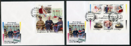 Niger 2023, WWII, Tehran Conference, Churchill, Popes, 4val In BF+BF In 2FDC - Kennedy (John F.)