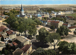 Gd Format -ref-AD448- Deux Sèvres - Brioux Sur Boutonne - Eglise St Laurent - Place Du Champ De Foire - Edit Lapie N°10 - Brioux Sur Boutonne