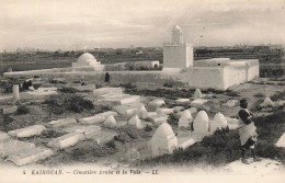 TUNISIE - Kairouan - Vue Générale De La Cimetière Arabe Et La Ville - L L - Carte Postale Ancienne - Tunisie