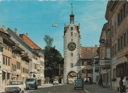 Schweiz - 8253 Diessenhofen - Siegelturm-Straße - Cars - Opel Rekord - Ford Transit - Renault R4 - Diessenhofen