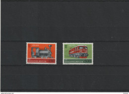 YOUGOSLAVIE 1972  TRAINS Yvert 1363-1364 NEUF** MNH - Neufs