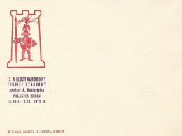 Poland Envelope (A239): 1971 POLANICA Sport Chess Tournament - Stamped Stationery
