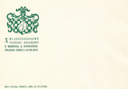 Poland Envelope (2126): 1972 POLANICA Sport Chess Tournament - Stamped Stationery