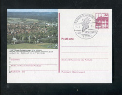 "BUNDESREPUBLIK DEUTSCHLAND" 1983, Bildpostkarte Mit Bildgleichem Stempel Ex "VILLINGEN-SCHWENNINGEN" (B0038) - Postales Ilustrados - Usados