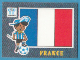 K-1190 * Panini, 1978 - "Jean's Fussball / Football Stickers" WC Argentina '78 & Europa Cup - 7/48 - Flag Of France - Other & Unclassified