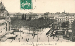 FRANCE - Montpellier - Vue Générale De L'esplanade Et Gare De Palavas - A R - Animé - Carte Postale Ancienne - Montpellier