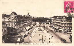 FRANCE - Montpellier - Vue Sur La Place De La Comédie - L L - Vue Générale - Animé - Carte Postale Ancienne - Montpellier