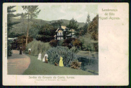 SÃO MIGUEL - FURNAS - Lembrança De São Miguel-Açores -  Jardim Do Ernesto Do Canto.(Ed.Cervejaria Pereira) Carte Postale - Açores