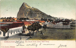 GIBRALTAR - The Rock From Linea Bull Ring. - Gibraltar