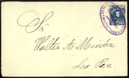 BOLIVIA. C.1900. Cochabamba Used Stationery Envelope. XF. - Bolivia