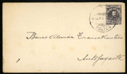 BOLIVIA. 1922. Grey Lilac. 10c. Stationery Envelope. Scarce Color. VF. - Bolivia
