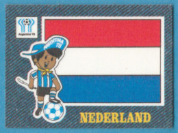 K-1190 * Panini, 1978 - "Jean's Fussball / Football Stickers" WC Argentina '78 & Europa Cup - 12/48 - Dutch Flag - Other & Unclassified