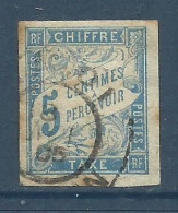 Emissions Générales Des Colonies Françaises , 5 Centimes , 1884 , N° YT 18 , ( O ) , µ - Taxe