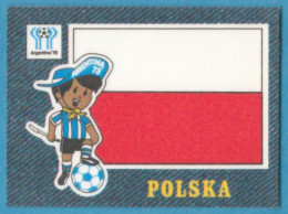 K-1190 * Panini, 1978 - "Jean's Fussball / Football Stickers" WC Argentina '78 & Europa Cup - 15/48 - Flag Of Poland - Other & Unclassified