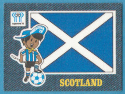 K-1190 * Panini, 1978 - "Jean's Fussball / Football Stickers" WC Argentina '78 & Europa Cup - 16/48 - Flag Of Scotland - Other & Unclassified