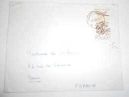 Pologne Poste Aerienne , Lettre De Warszawa 1962 Pour Paris - Avions