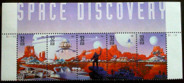 USA 1998 Future Of Space Travel Strip Of 5, MNH (SG 3512/6) - Etats-Unis