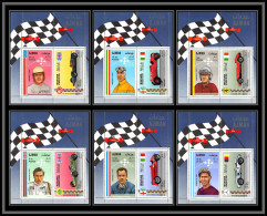 Ajman - 4550 N°369/373 A Deluxe Miniature Sheet Motor Racing Voiture Cars Fangio Mercedes Benz Neuf ** MNH 1969 COMPLET - Ajman