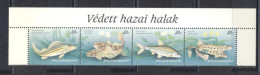 Hongrie 1997- Fish Strip Of 4v - Nuevos